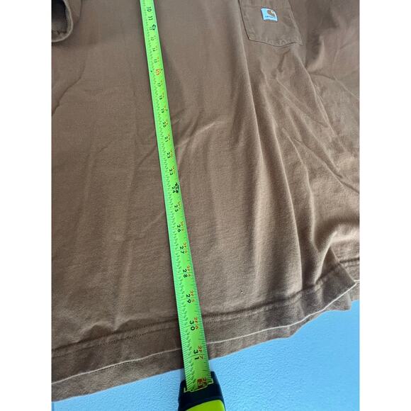 Carhartt Brown K87 Loose Fit Short Sleeve Pocket T-shirt Size 2XL - Picture 7 of 10